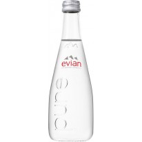 Minerálna voda Evian 0,33 l nesýtená sklo